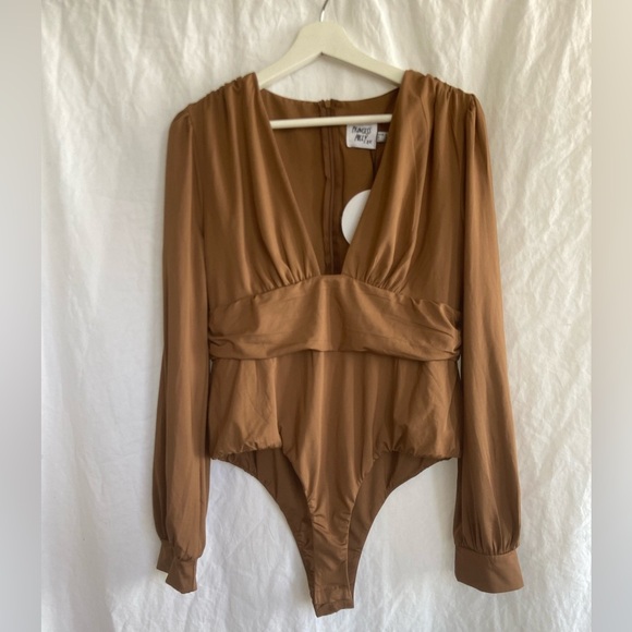Princess Polly JUDE LONG SLEEVE BODYSUIT
BROWN US size 12 NEW - Picture 2 of 16